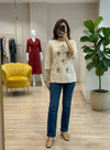 Handcrafted Khadi Cotton Short Kurti - Breathable Hand Embroidered Casual Wear for Women