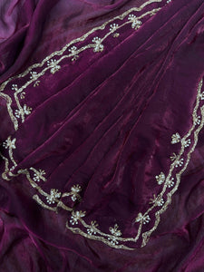 Handcrafted Satin Saree for Women | Festive & Party Wear