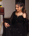 Handwork Georgette Anarkali Suit Set for Women | Wedding & Party Wear