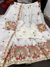 Heavy Embroidered Tissue Silk Lehenga Choli for Women | Festive