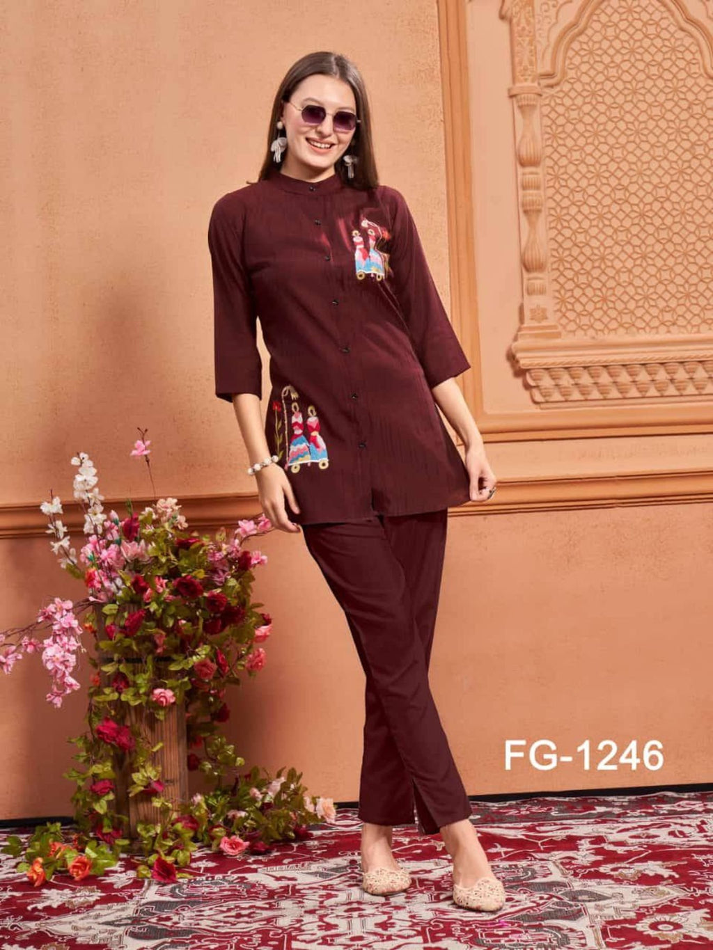 Heavy Viscose Hand Embroidery Co Ord Set – Elegant & Comfortable