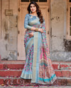 Heritage Digital Print Silk Saree for Women | Wedding & Festive