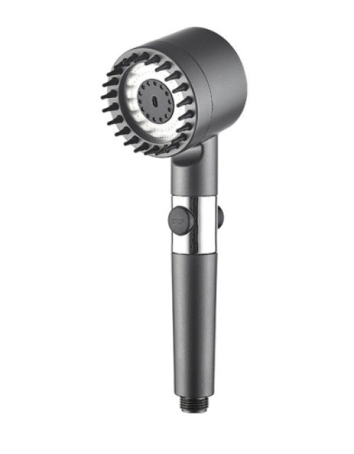 High-pressure turbine handheld shower nozzle for household bathtubs.