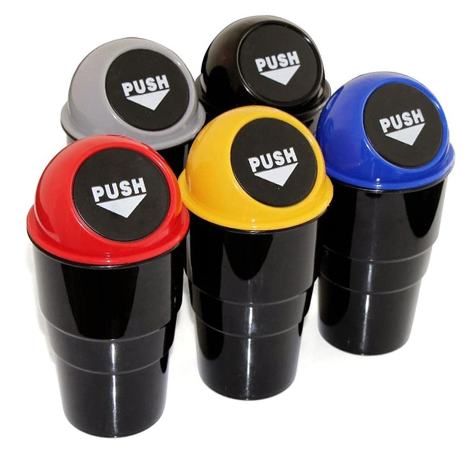 1738 Mini Car Trash Bin Can Holder Dustbin - TREND BUY