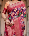 Ikat Tussar Silk Saree for Women | Festive & Wedding Wear
