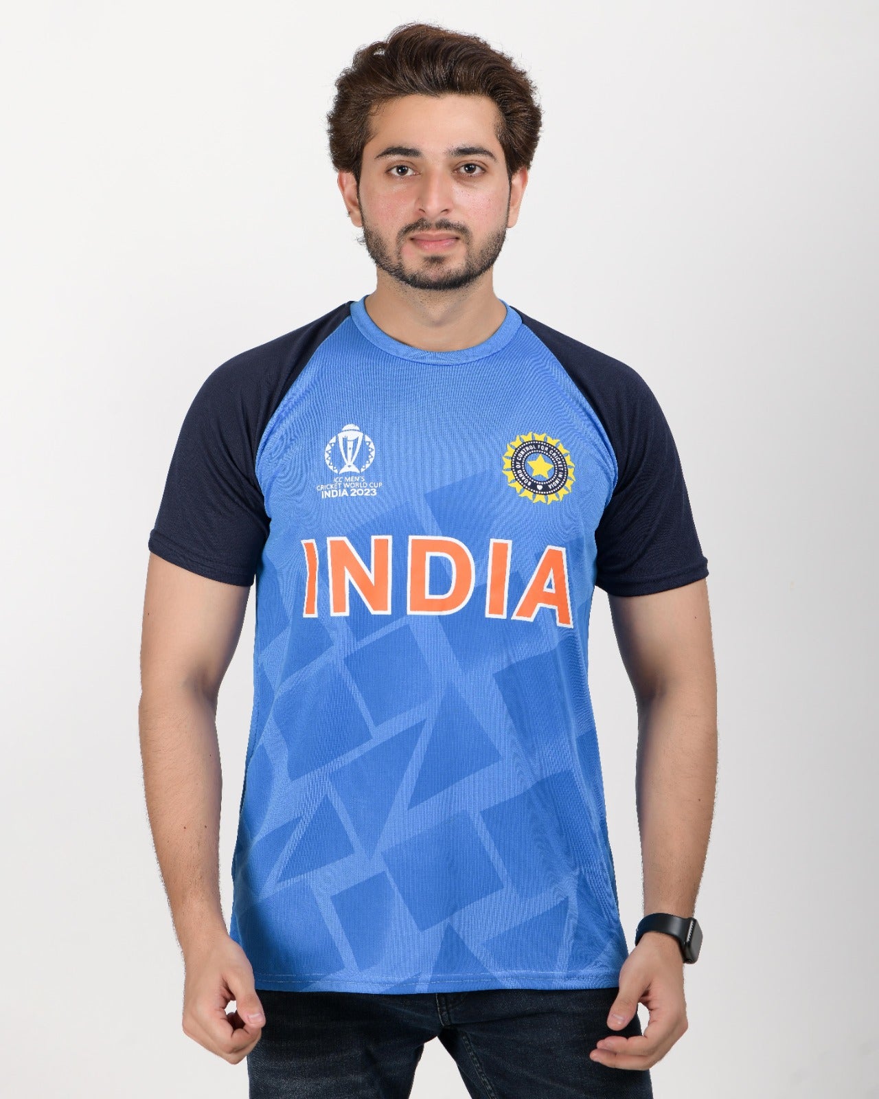 Men's Round Neck Printed T Shirt ( Blue - Pack of 1 ) blue M