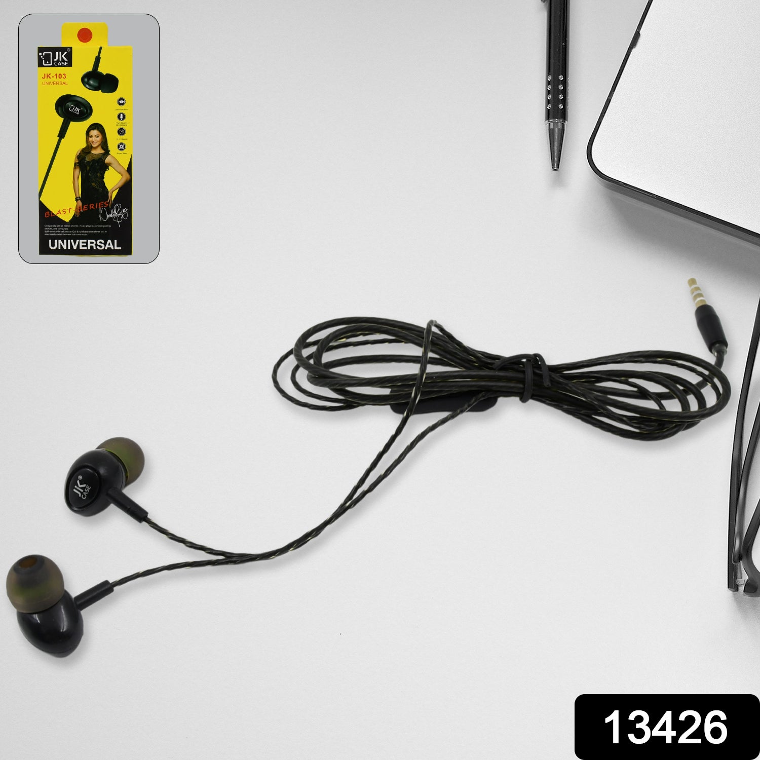 Universal Wired Earphone With Mic (1 Pc) - TREND BUY