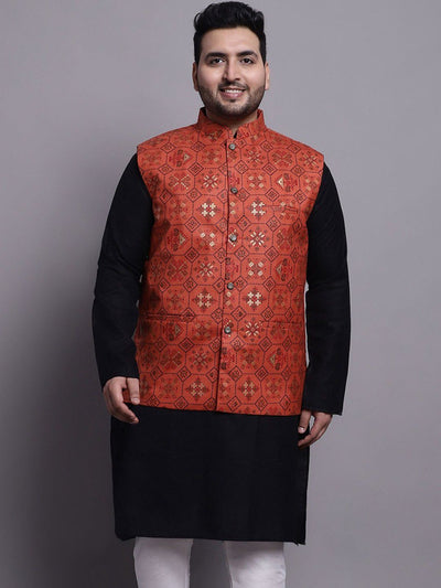 Jacquard Koti Kurta Pyjama Set for Men | Festive Celebrations