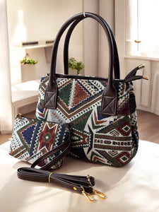 Buy Jacquard Woven Multipurpose Handbag for Women | Everyday Chic & Ethnic Wear Online