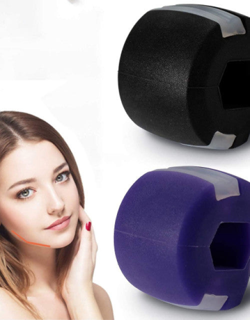 Pack of 2 jawline exercisers for strengthening jaw, face, and neck muscles to define your jawline.