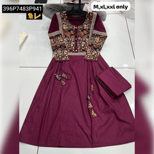 Kalamkari A-Line Women's Kurta & Plazo Set | Festive & Everyday Elegance