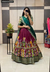 Kalamkari Dola Silk Lehenga for Women | Festive & Wedding Wear | Buy Ethnic Wear Online