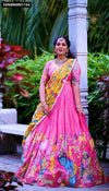 Kalamkari Print Lehenga Choli for Women | Festive Celebration