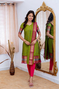Kanchi Cotton Kurta Set for Women | Festive & Daily Wear