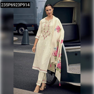 Ladies' Jaquard Embroidered Kurti Set | Chic Festive Wear