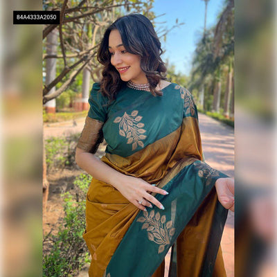 Lichi Silk Jacquard Saree for Women | Festive Ready