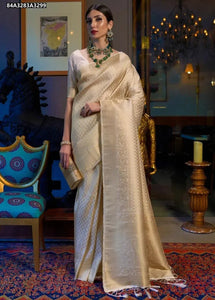 Lichi Silk Jacquard Saree for Women | Festive & Wedding Wear