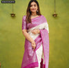 Lichi Silk Jacquard Weave Saree for Women | Festive & Party Wear