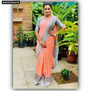Buy Lichi Silk Jacquard Weave Saree for Women Online | Festive & Ethnic Wear