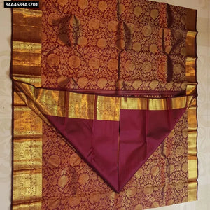 Lichi Silk Jacquard Weave Saree for Women | Festive & Wedding Wear