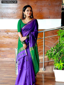 Lilan Slab Weaving Saree for Women | Festive & Ethnic Wear