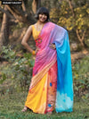 Linen Digital Print Saree for Women | Fashion-Forward Ethnic Wear Online