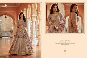 Luxe Banarasi Silk Lehenga Choli with Heavy Zari Embroidery for Royal Weddings & Festive Wear