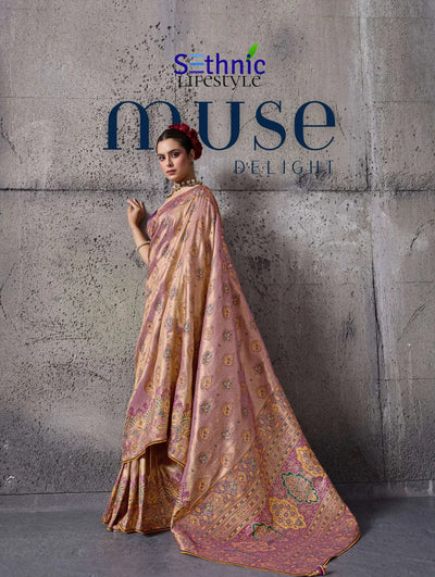 Luxe Banarasi Tissue Silk Saree for Elegant Festive Wear