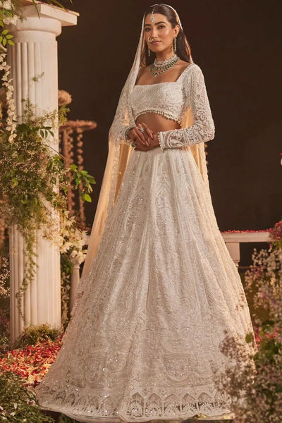 Luxe Bridal Lehenga - Heavy Sequins Work for Wedding Wear