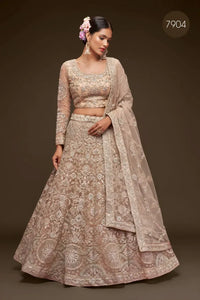 Luxe Bridal Lehenga with Heavy Embroidery for Festive Wear