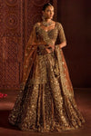 Luxe Bridal Lehenga with Heavy Glass Sequins & Cancan - Exclusive Wedding Wear for Women