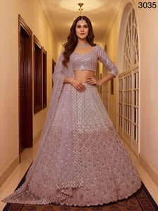 Luxe Designer Lehenga Choli - Heavy Sequins & Zari Embroidery Party Wear for Women