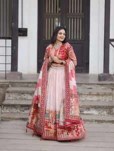 Luxe Designer Lehenga - Heavy Jacquard Wedding Wear for Women
