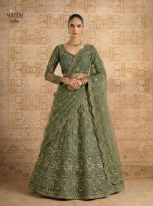 Luxe Designer Net Lehenga - Unstitched Custom Fit Festive Wear for Women