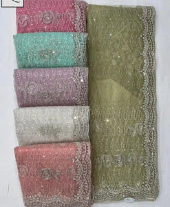 Luxe Designer Net Saree - Elegant Festive Wear for Women