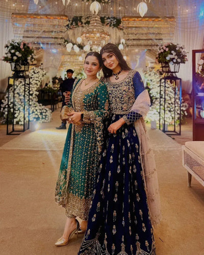 Luxe Embroidered Kurti Set - 3-Piece Festive Wear for Women