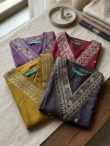 Luxe Gaji Silk Kurta Set - Elegant Festive Wear for Women
