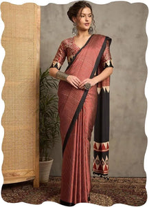 Luxe Gajji Silk Saree - Premium Striped Festive Drape for Women