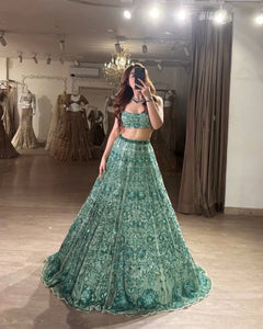 Luxe Georgette Lehenga with Heavy Sequins - Wedding & Festive Wear for Women