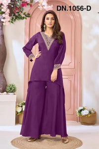 Luxe Heavy Chinon Salwar Suit - Elegant Coding Work Festive Wear