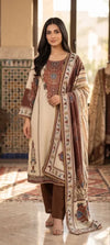 Luxe Muslin Aari Work Salwar Suit Set with Mirror Details - Elegant Festive Wear for Women