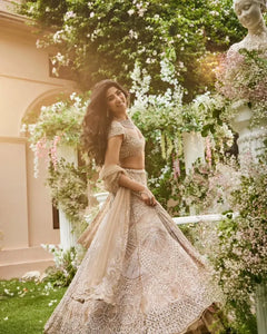 Luxe Net Lehenga Choli with Heavy Sequins for Festive Wear