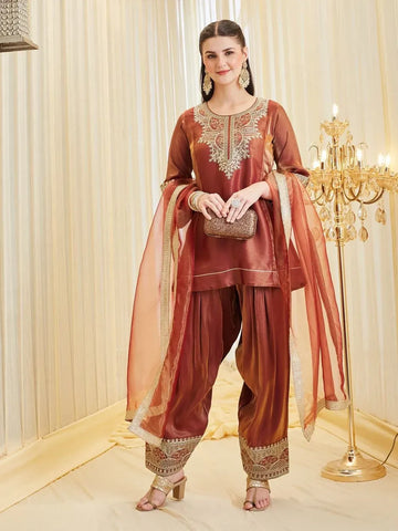Luxe Party Wear Salwar Suit with Heavy Embroidery - Festive Collection for Women