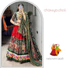 Luxe Patola Silk Lehenga Choli - Traditional Garba Outfit with Mirror Work