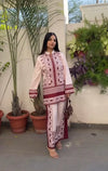 Luxe Printed Satin Co-Ord Set - Designer Party Wear Collection for Women