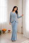 Luxe Ready to Wear Saree with Embroidered Jacket for Women