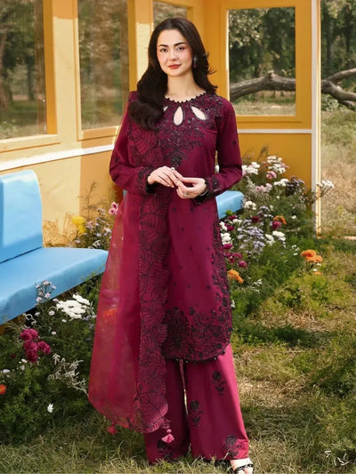 Luxe Satin Rayon Palazzo Set - Elegant Embroidery Work for Party Wear
