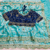 Luxe Satin Silk Saree - Heavy Sequence Embroidery Festive Wear for Women