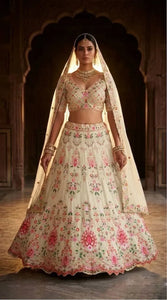 Luxe Sequins Lehenga with 4-Meter Flare for Wedding Wear
