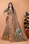 Luxe Soft Silk Saree with Majestic Peacock Pallu - Elegant Festive Wear for Women
